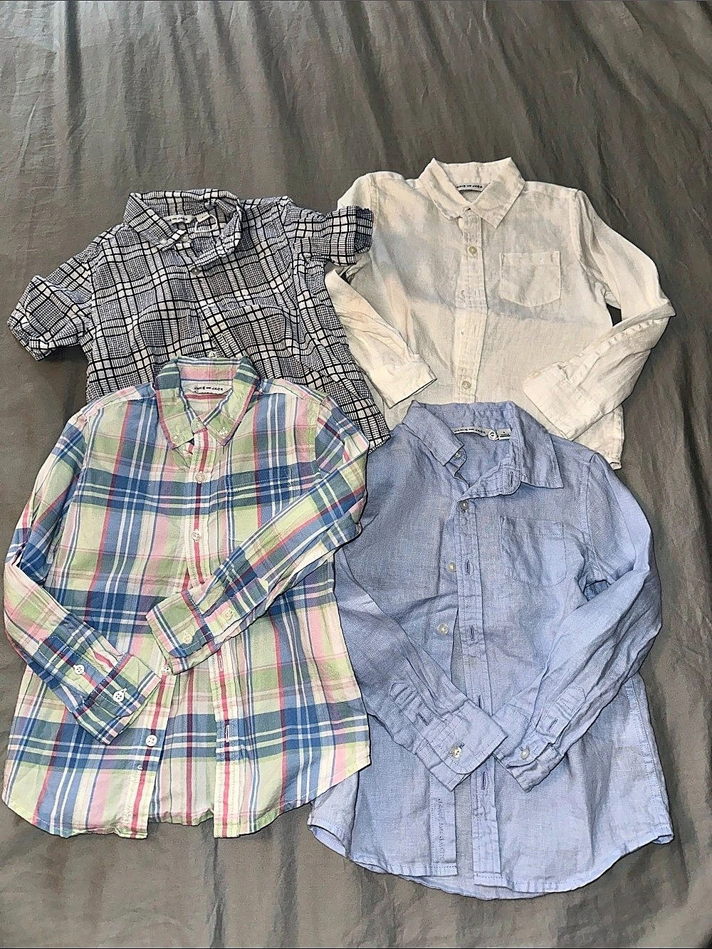 Janie & Jack Boys Size 4 Button-Down Shirt Lot